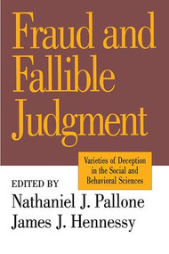 Fraud and Fallible Judgement (Deception in the Social and Behavioural Sciences) - 9781560008132 by David Marsland, 9781560008132