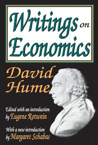 Writings on Economics - 9781412806046 by David Hume, 9781412806046