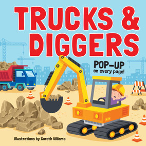 Trucks & Diggers: Pop-Up Book by Gareth Williams, 9780655213383