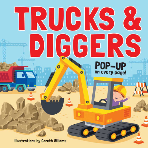 Trucks & Diggers: Pop-Up Book by Gareth Williams, 9780655213383