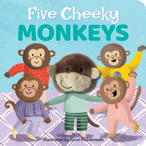 Five Cheeky Monkeys: Finger Puppet Board Book by Gina Maldonado, 9780655230595