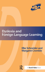 Dyslexia and Foreign Language Learning - 9781853469664 by Elke Schneider, Margaret Crombie, 9781853469664