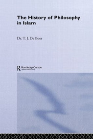 History Of Philosophy In Islam - 9781138869820 by T.J. De Boer, E.R. Jones, 9781138869820