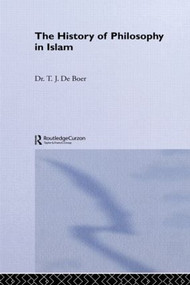 History Of Philosophy In Islam - 9781138869820 by T.J. De Boer, 9781138869820