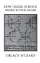 How Greek Science Passed On To The Arabs by O'LEARY, 9781138972056