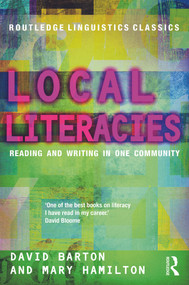 Local Literacies (Reading and Writing in One Community) - 9780415691741 by David Barton, Mary Hamilton, 9780415691741