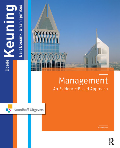 Management (An Evidence-Based Approach, 3rd Edition) by Doede Keuning, Bart Bossink, Brian Tjemkes, 9789001703820