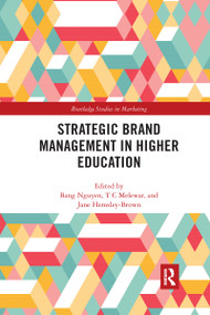 Strategic Brand Management in Higher Education - 9781032178363 by Bang Nguyen, T.C Melewar, Jane Hemsley-Brown, 9781032178363