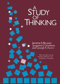 A Study of Thinking - 9780887386565 by Anton Zijderveld, 9780887386565
