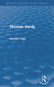 Thomas Hardy (Routledge Revivals) - 9780415678261 by Norman Page, 9780415678261