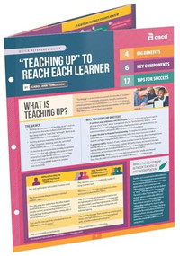 "Teaching Up" to Reach Each Learner (Quick Reference Guide) by Carol Ann Tomlinson, 9781416632320