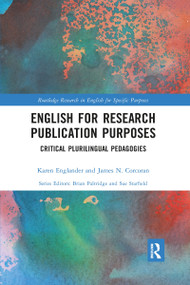 English for Research Publication Purposes (Critical Plurilingual Pedagogies) - 9781032338576 by Karen Englander, James Corcoran, 9781032338576