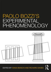 Paolo Bozzi's Experimental Phenomenology - 9780815378464 by Ivana Bianchi, Richard Davies, 9780815378464