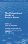 The Philosophical Works of Francis Bacon by John M. Robertson, 9780415679602