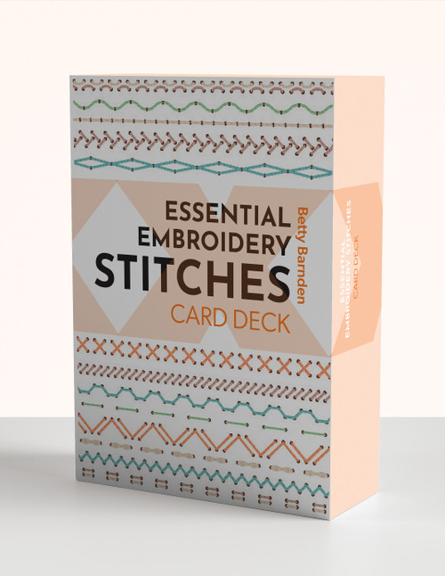 Essential Embroidery Stitches Card Deck by Betty Barnden, 9781800922303
