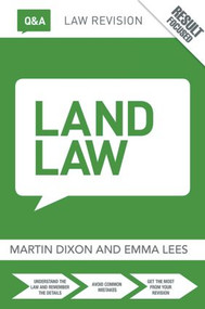 Q&A Land Law by Martin Dixon, Emma Lees, 9781138782303