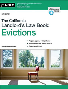 The California Landlord's Law Book: Evictions (Evictions) - 9781413331820 by Nils Rosenquest, 9781413331820
