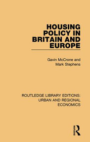 Housing Policy in Britain and Europe - 9781138102323 by Gavin McCrone, Mark Stephens, 9781138102323