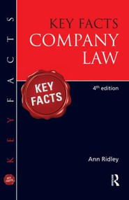 Key Facts Company Law - 9781444122848 by Ann Ridley, 9781444122848