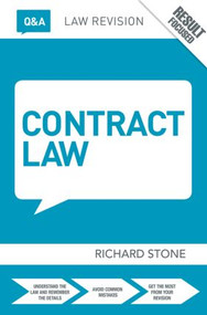 Q&A Contract Law by Richard Stone, 9781138779075