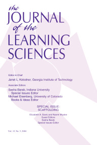 Scaffolding (A Special Issue of the Journal of the Learning Sciences) by Elizabeth A. Davis, Naomi Miyake, 9780805895353