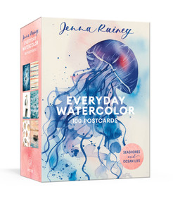 Everyday Watercolor 100 Postcards (Seashores and Ocean Life) by Jenna Rainey, 9780593580523