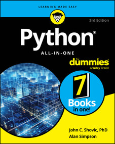 Python All-in-One For Dummies - 9781394236152 by John C. Shovic, Alan Simpson, 9781394236152