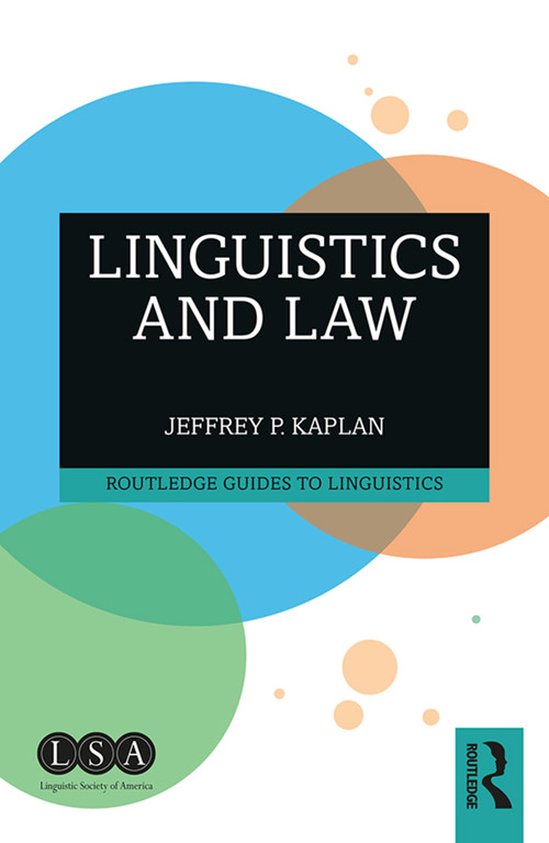 Linguistics and Law - 9781138326156 by Jeffrey P. Kaplan, 9781138326156