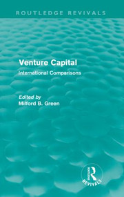 Venture Capital (Routledge Revivals) (International Comparions) - 9780415611091 by Milford B Green, 9780415611091