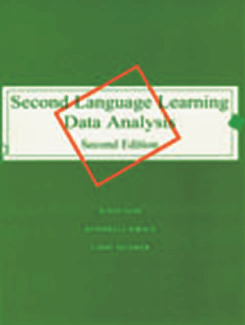 Second Language Learning Data Analysis (Second Edition) by Susan Gass, 9780805832631