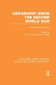 Geography Since the Second World War (RLE Social & Cultural Geography) - 9781138975125 by Ron Johnston, Paul Claval, 9781138975125