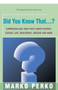 Did You Know That…? by Marko Perko, 9781504043342