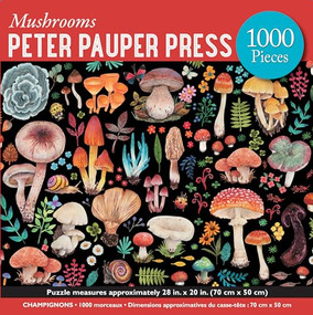 Mushrooms 1000-Piece Jigsaw Puzzle by Peter Pauper Press, Inc., 9781441342393