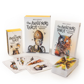 The Awakening Tarot (An Elemental Approach (Tarot Kit Box Set with 78 Cards and Guide Book)) by Monica Bodirsky, 9780764367663