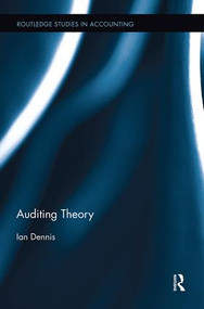Auditing Theory by Ian Dennis, 9781138599703