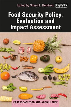 Food Security Policy, Evaluation and Impact Assessment - 9781138497092 by Sheryl L. Hendriks, 9781138497092