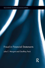 Fraud in Financial Statements - 9781138617131 by Julie E. Margret, Geoffrey Peck, 9781138617131