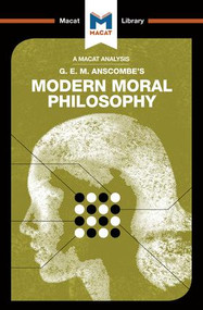 An Analysis of G.E.M. Anscombe's Modern Moral Philosophy - 9781912127238 by Jonny Blamey, Jon W. Thompson, 9781912127238