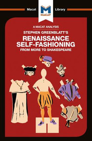 An Analysis of Stephen Greenblatt's Renaissance Self-Fashioning (From More to Shakespeare) - 9781912453108 by Liam Haydon, 9781912453108