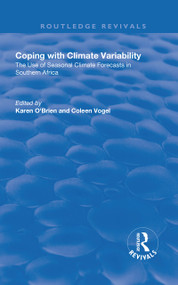 Coping with Climate Variability - 9781138707498 by Karen O'Brien, Colleen Vogel, 9781138707498
