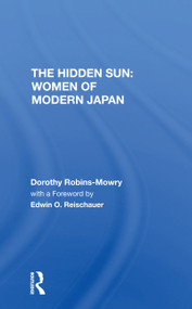 The Hidden Sun (Women Of Modern Japan) - 9780367308254 by Dorothy Robins-mowry, 9780367308254