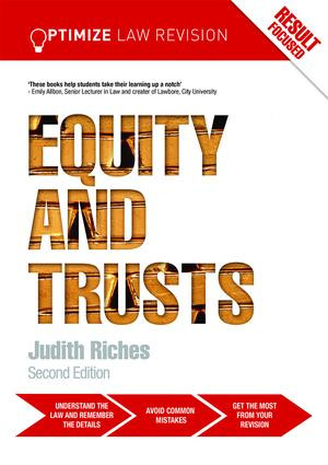 Optimize Equity and Trusts by Judith Riches, 9781138670167