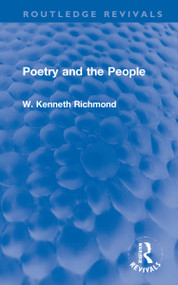 Poetry and the People by W. Kenneth Richmond, 9781032202686