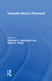 Towards Africa's Renewal - 9781138357754 by Jeggan C. Senghor, Nana.K. Poku, 9781138357754