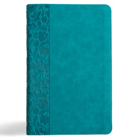 CSB Thinline Bible, Teal LeatherTouch by CSB Bibles by Holman, 9798384501770