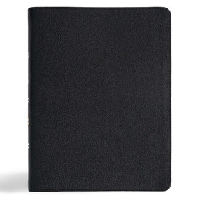 CSB Men of Character Bible, Revised and Updated, Black Genuine Leather, Indexed by CSB Bibles by Holman, Gene A. Getz, 9798384501794