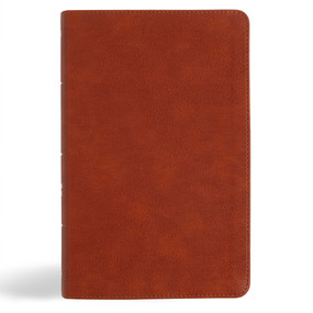 NASB Single-Column Personal Size Bible, Burnt Sienna LeatherTouch by Holman Bible Publishers, 9798384502043