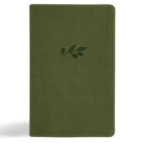 NASB Single-Column Personal Size Bible, Olive LeatherTouch by Holman Bible Publishers, 9798384502067