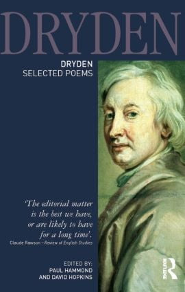 Dryden:Selected Poems - 9781405835459 by Paul Hammond, David Hopkins, 9781405835459