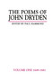 The Poems of John Dryden: Volume One (1649-1681) by Paul Hammond, 9781032478043